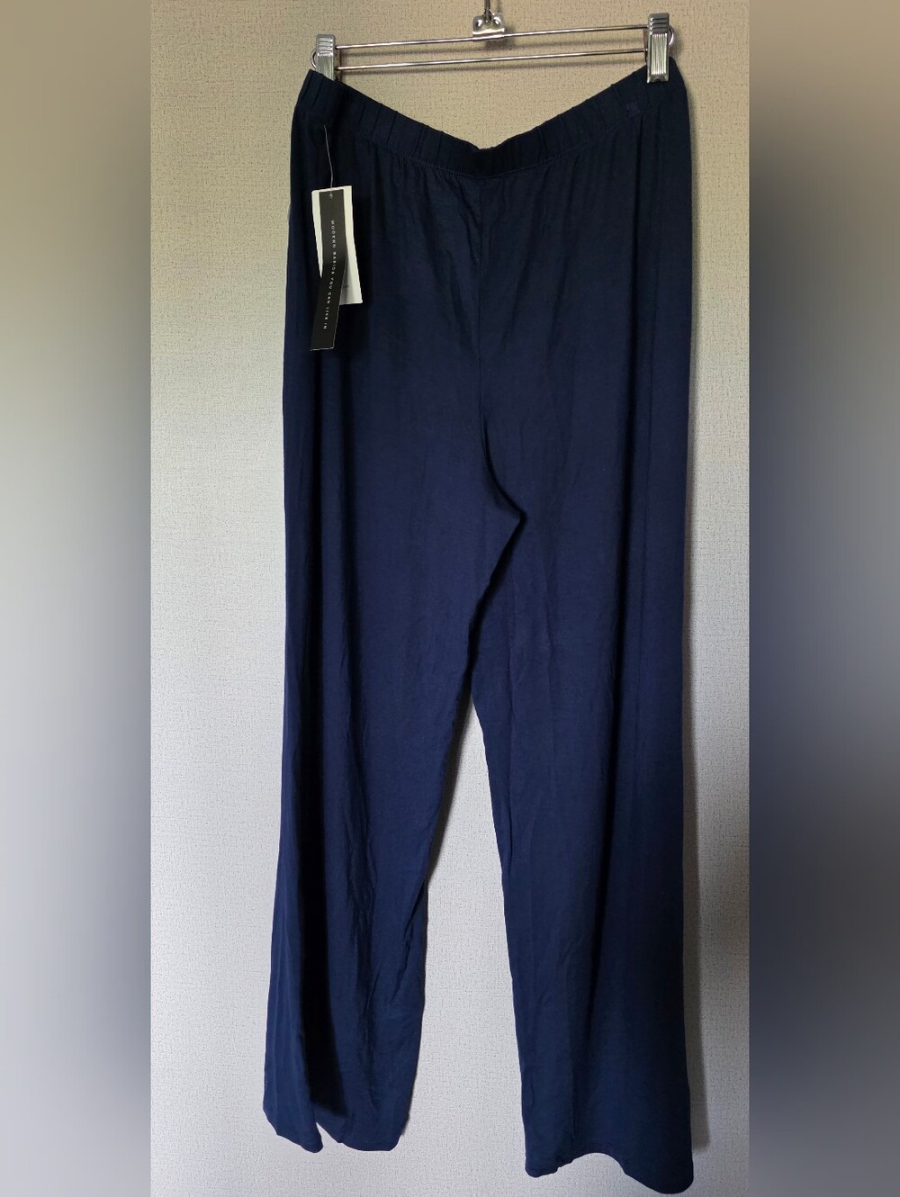 Essentials Women's Navy Wide-Leg Joggers - Picture 2 of 4